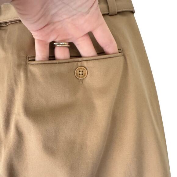 Lauren Ralph Lauren Womens Skirt Size 0 Beige Khaki Equestrian Classic Old Money - Picture 8 of 12